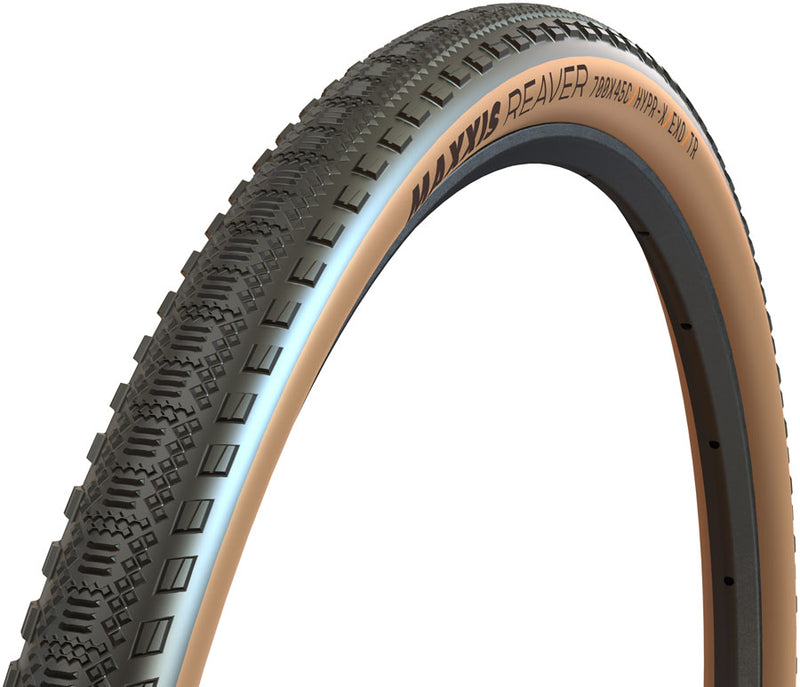 Maxxis Reaver Tire - 700 x 45 Tubeless Folding Black/Tan HYPR-X EXO