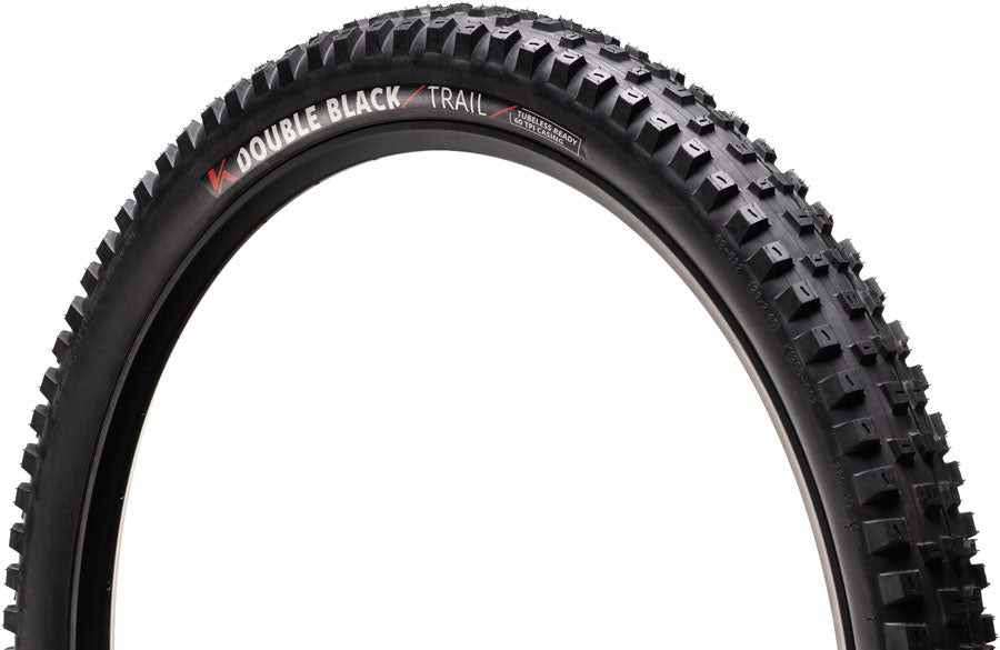 Kenda Double Black Tire - 29 x 2.40 Tubeless Folding Black Trail Dual Layer