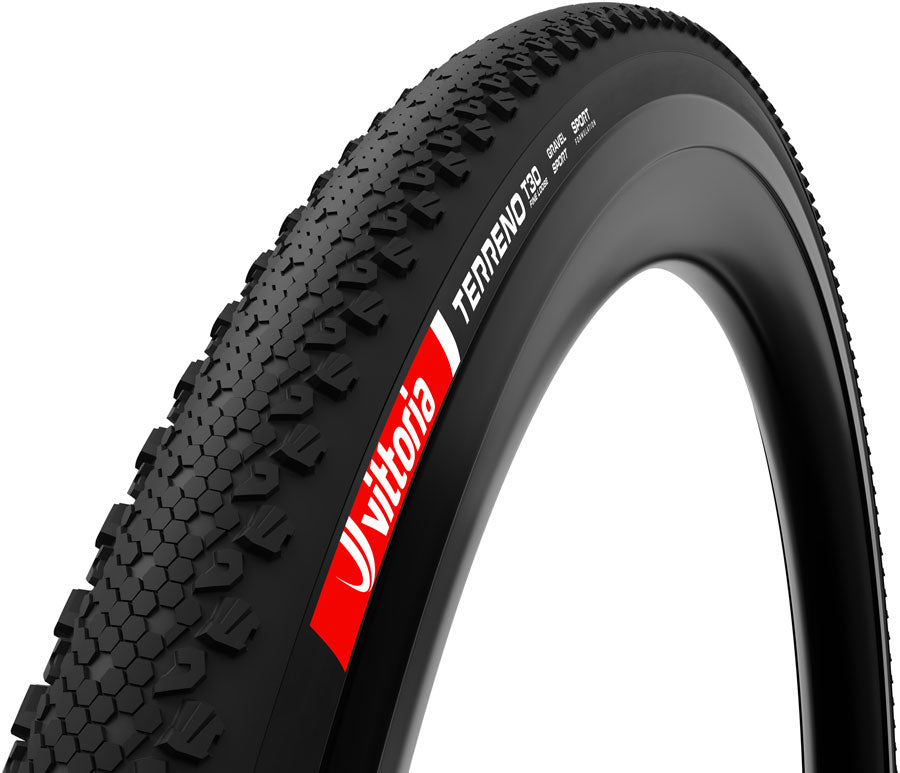 Vittoria Terreno T30 Fine Loose Tire - 700 x 37 Clincher Folding BLK Gravel Sport