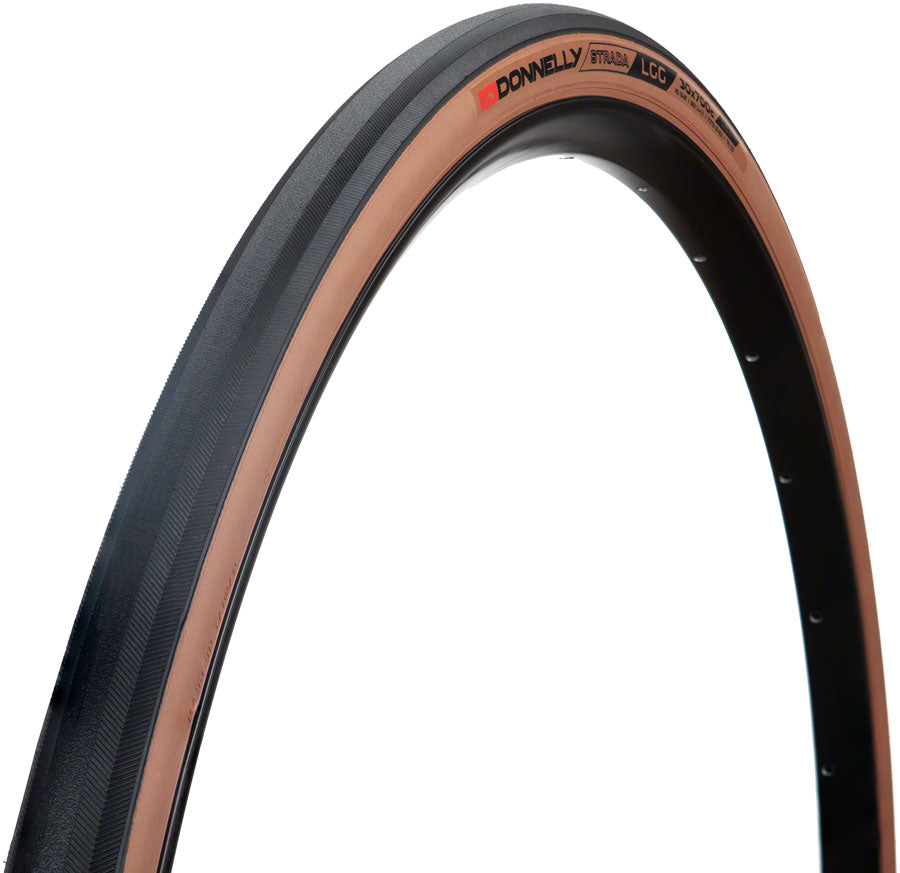 Donnelly Sports Strada LGG Tire - 700 x 30 Tubeless Folding Black/Tan