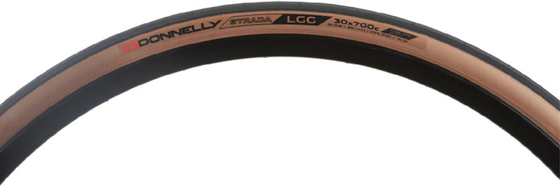 Donnelly Sports Strada LGG Tire - 700 x 30 Tubeless Folding Black/Tan