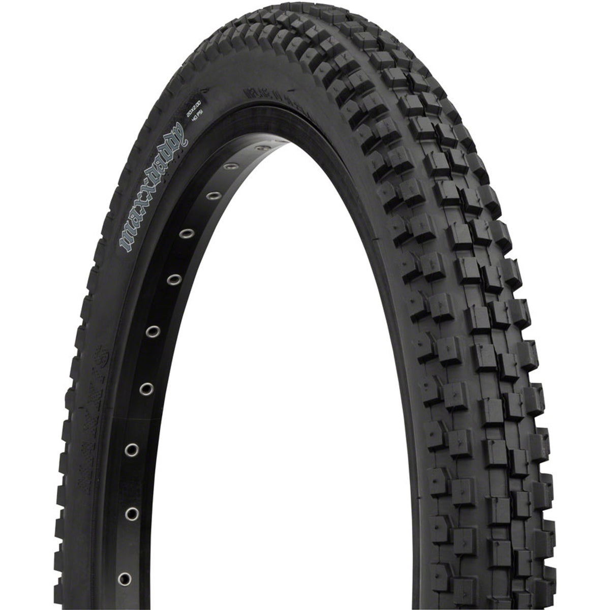 Maxx Daddy Tire - 20 x 2.0, Clincher, Wire, Black, Single