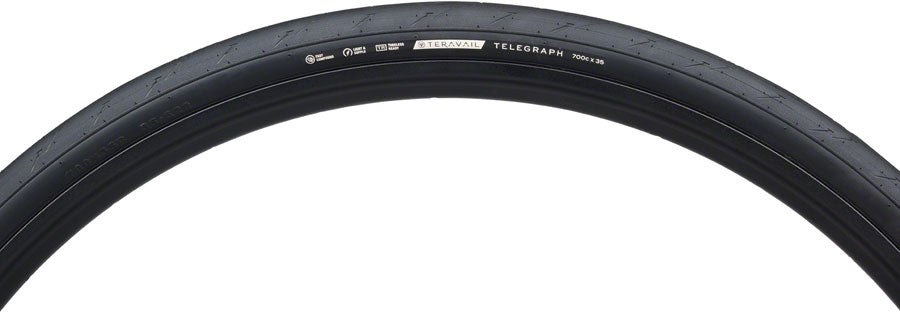 Teravail Telegraph Tire - 700 x 40 Tubeless Folding Black Durable