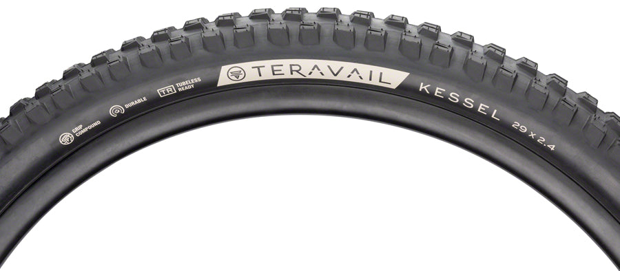 Teravail Kessel Tire - 29 x 2.5 Tubeless Folding BLK Durable Grip Plus Compound
