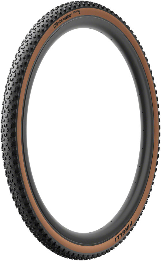 Pirelli Cinturato Gravel S Tire - 700 x 50 Tubeless Folding Classic Tan