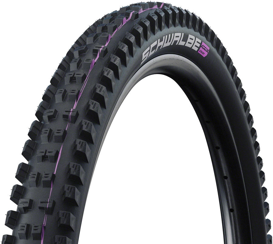 Schwalbe Tacky Chan Tire - 29 x 2.40 Tubeless Folding BLK Evolution Line Super Gravity Addix Soft E-50