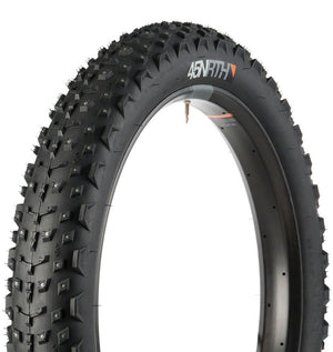 45NRTH Dillinger 4 Tire - 26 x 4 Tubeless Folding BLK 60tpi 240 Carbide Steel Studs