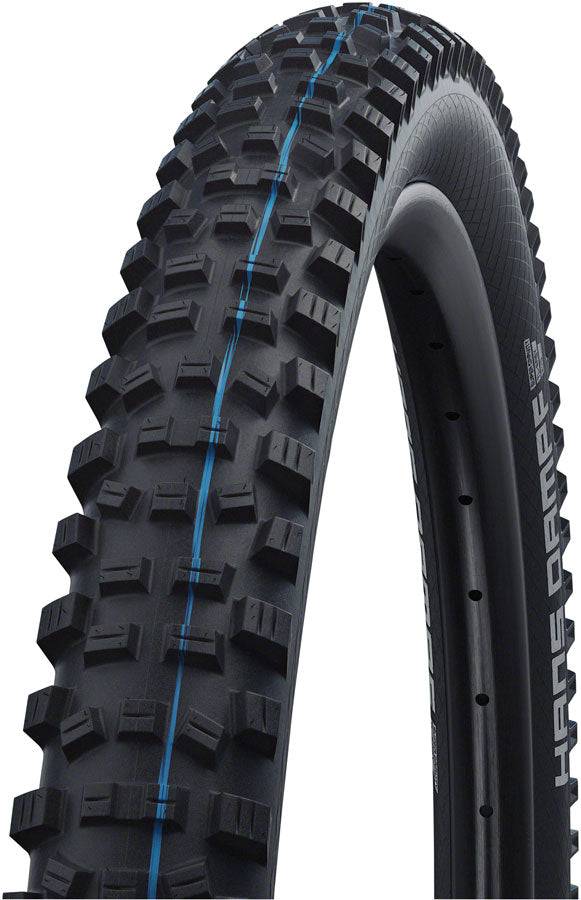 Schwalbe Hans Dampf Tire - 27.5 x 2.6 Tubeless Folding BLK Evolution Addix SpeedGrip SnakeSkin Apex - Open Box, New