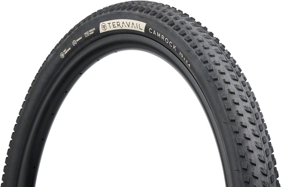 Teravail Camrock Tire - 29 x 2.4 Tubeless Folding BLK Light Trail Fast Compound