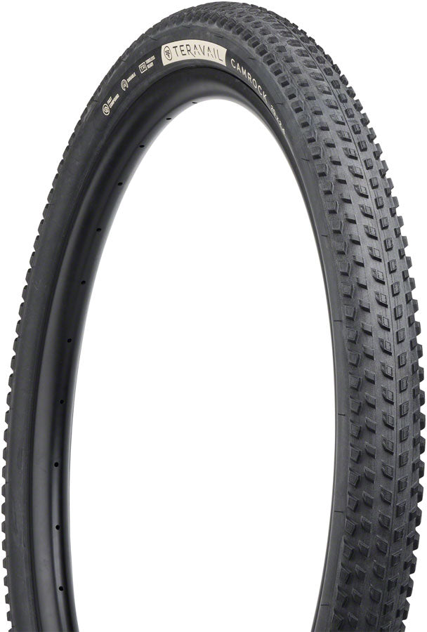 Teravail Camrock Tire - 29 x 2.4 Tubeless Folding BLK Light Trail Fast Compound
