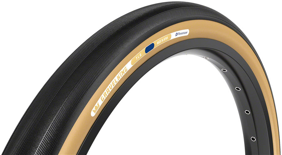 Panaracer GravelKing Slick Tire - 700 x 26 Clincher Folding Black/Brown