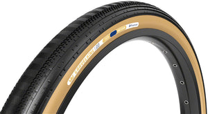 Panaracer GravelKing SS Tire - 650b x 48 / 27.5 x 1.90 Tubeless Folding BLK/Brown