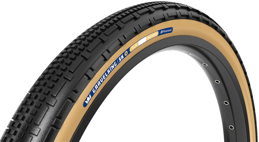 Panaracer GravelKing SK Plus Tire - 700 x 30 Tubeless Folding Black/Brown