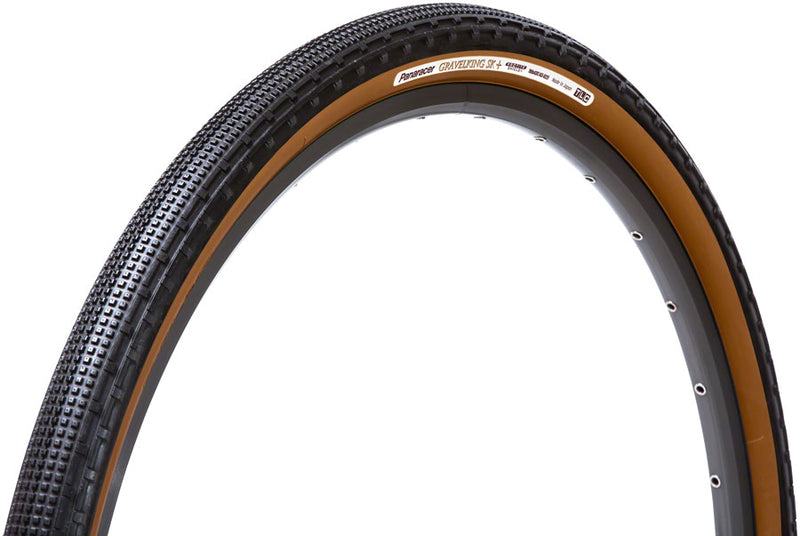 Panaracer GravelKing SK Plus Tire - 700 x 28 Clincher Folding BLK/Brown ProTite Protection