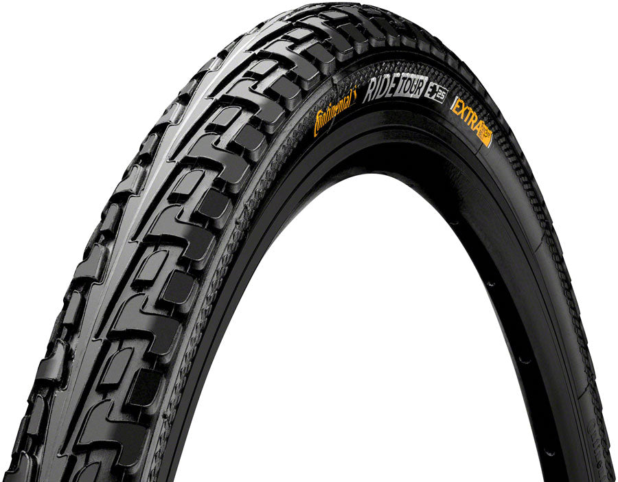 Continental Ride Tour Tire - 700 x 28, Clincher, Wire, Black, ExtraPuncture Belt, E25