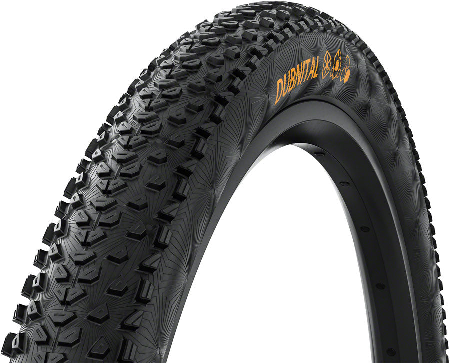 Continental Dubnital Tire - 27.5 x 2.40 Tubeless Folding BLK Rapid Trail Casing E25