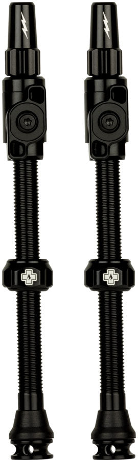 Muc-Off Big Bore Lite Tubeless Valve Stems - 2XLarge 70mm  Black