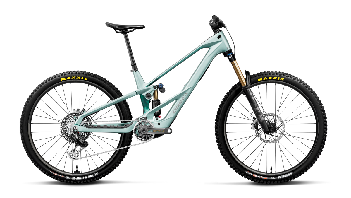Orbea Wild LT M-LTD RS 2027 - Smooth Silver (Matt) - Escape Green C. View (Gloss) - 29 inch