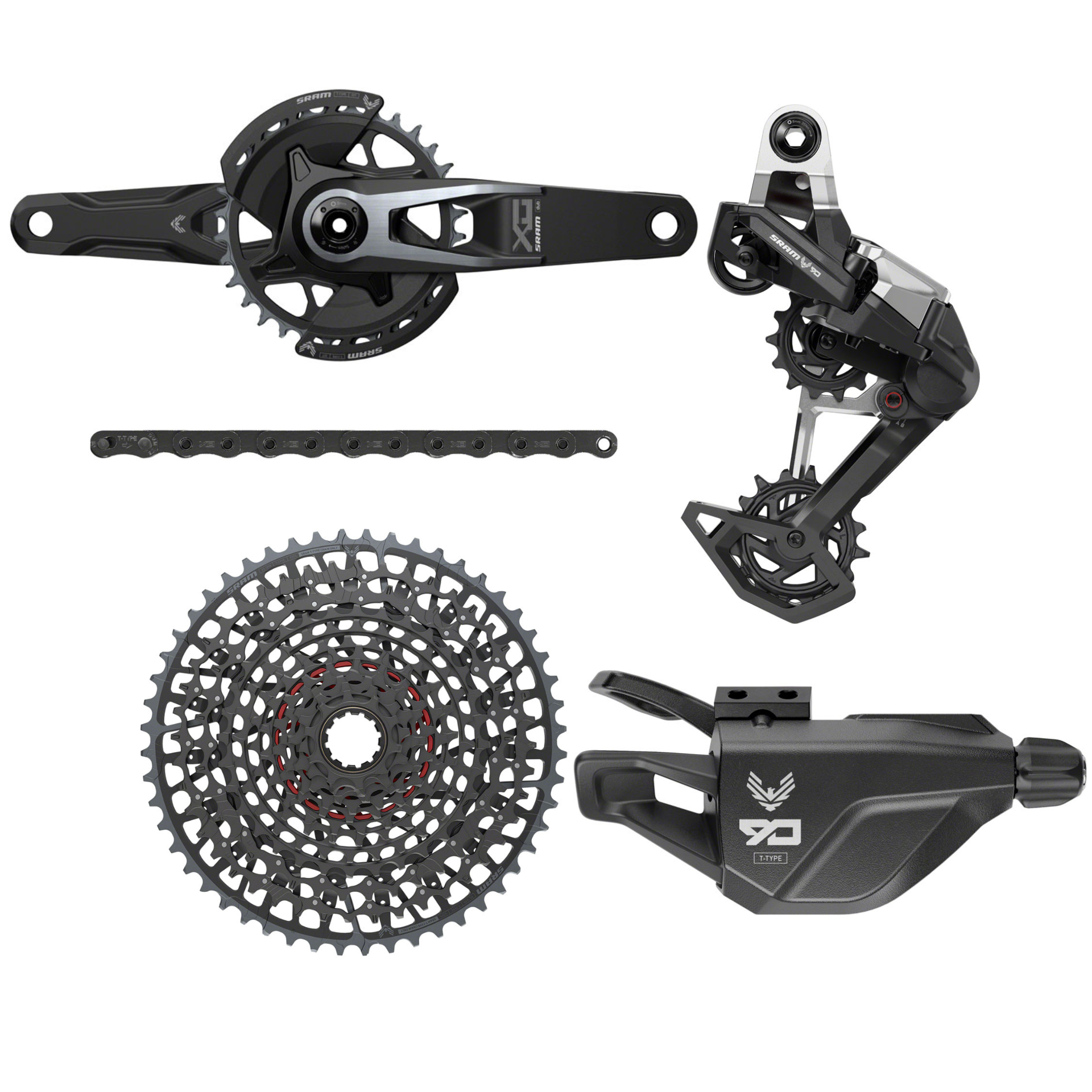 SRAM X0 90 T-Type Eagle Mechanical Groupset