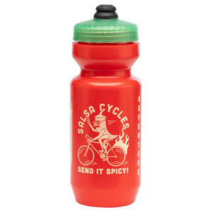Extra Spicy Purist Non-Insulated Water Bottle - Hot Red, 22oz