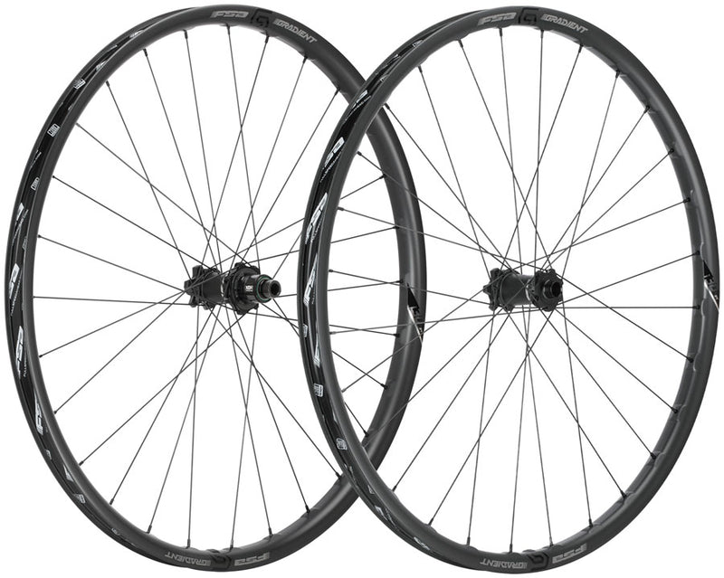 Full Speed Ahead Gradient i30 Carbon Wheelset - 29" 15 x 110mm/12 x 148mm 6-Bolt XD BLK 28H