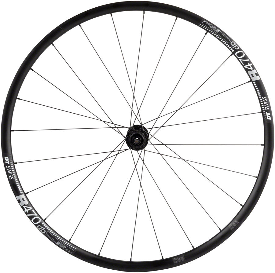 Quality Wheels DT 350/DT R470db Front Wheel - 700 12 x 100mm Center-Lock BLK