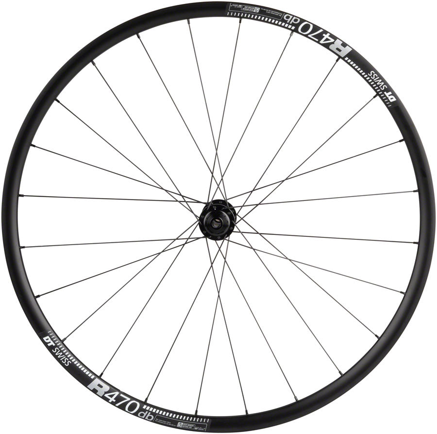 Quality Wheels DT 350/DT R470db Front Wheel - 700 12 x 100mm Center-Lock BLK