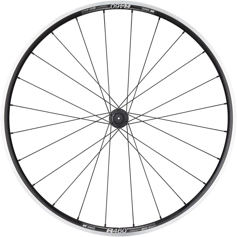 Quality Wheels DT 240/DT R460 Front Wheel - 700 QR x 100mm Rim Brake Black