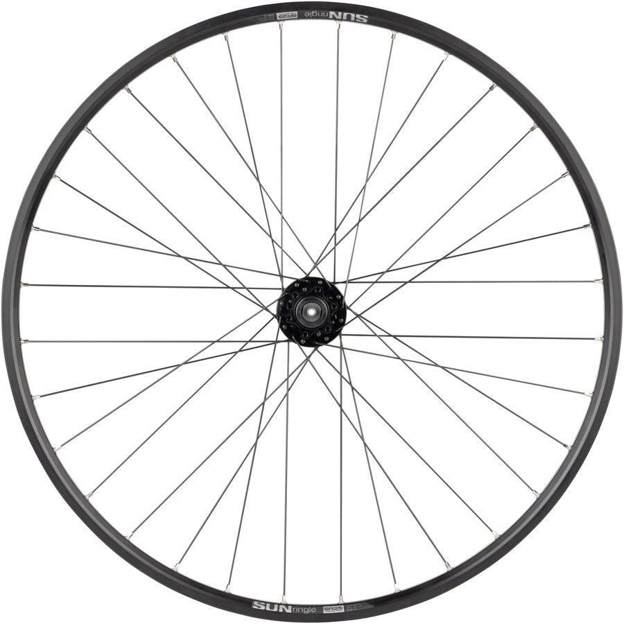 Quality Wheels Value Double Wall Series Disc Front Wheel - 27.5" QR x 100mm 6-Bolt/Rim BLK