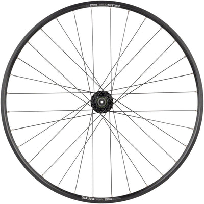 Quality Wheels Value Double Wall Series Disc Rear Wheel - 27.5" QR x 135mm 6-Bolt/Rim HG BLK