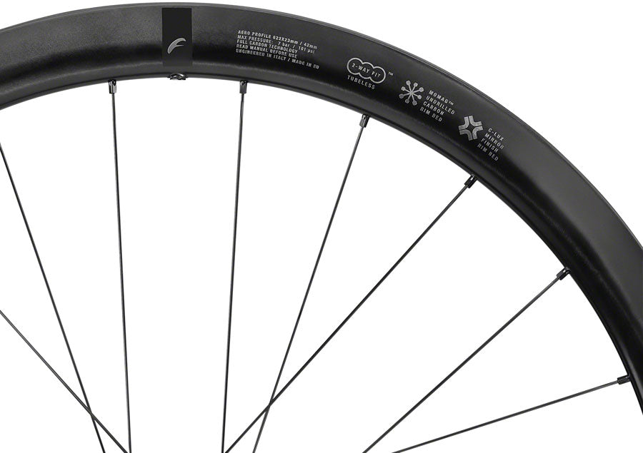 Fulcrum WIND 42 Rear Wheel - 700 12 x 142mm Center-Lock Black HG11