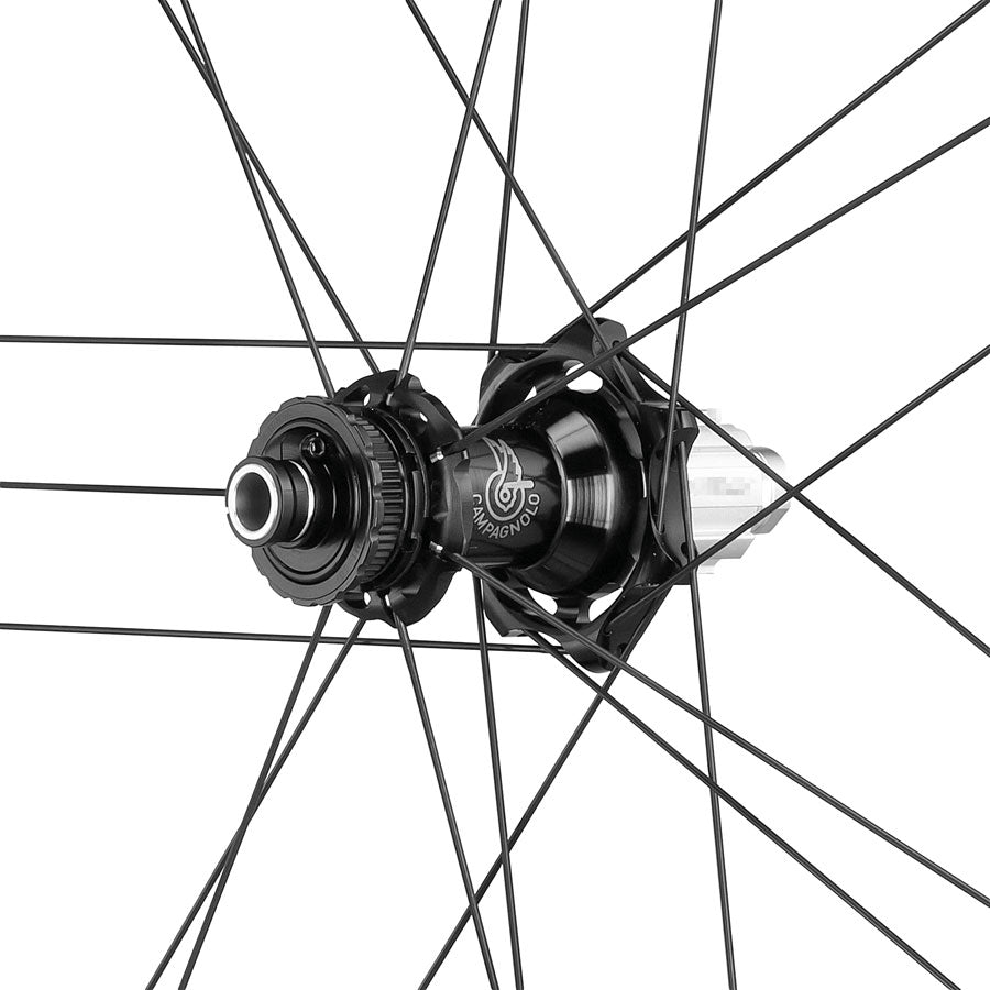 Campagnolo Shamal Dual Profile Rear Wheel - 700c 12 x 142mm Center-Lock N3W 2-Way Fit Carbon