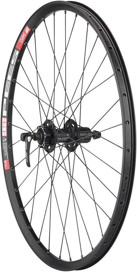 Quality Wheels Deore XT M756/DT 533d Rear Wheel - 26" QR x 135mm 6-Bolt HG 10 BLK