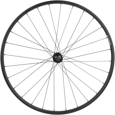 Quality Wheels Value Double Wall Series Disc Front Wheel - 650b QR x 100mm Center-Lock BLK