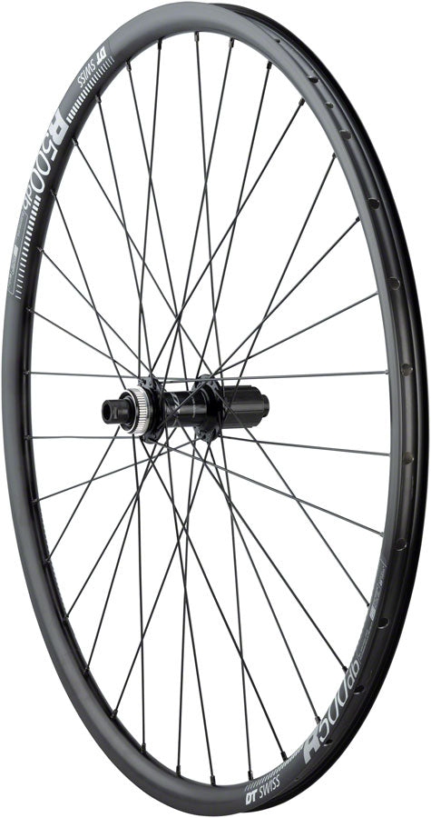 Quality Wheels 105/DT R500 Disc Rear Wheel - 700 12 x 142mm Center-Lock HG 11 MTN BLK