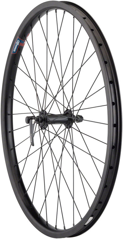 Quality Wheels Value HD Series Front Wheel - 26" QR x 100mm Rim Brake Black