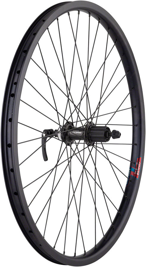 Quality Wheels Value HD Series Disc Rear Wheel - 26" QR x 135mm Center-Lock HG 10 BLK