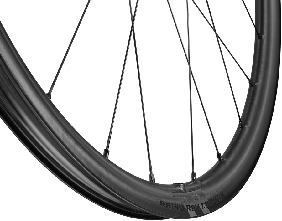 Fulcrum Rapid Red Carbon Front Wheel - 700c 12 x 100mm Center-Lock Disc BLK