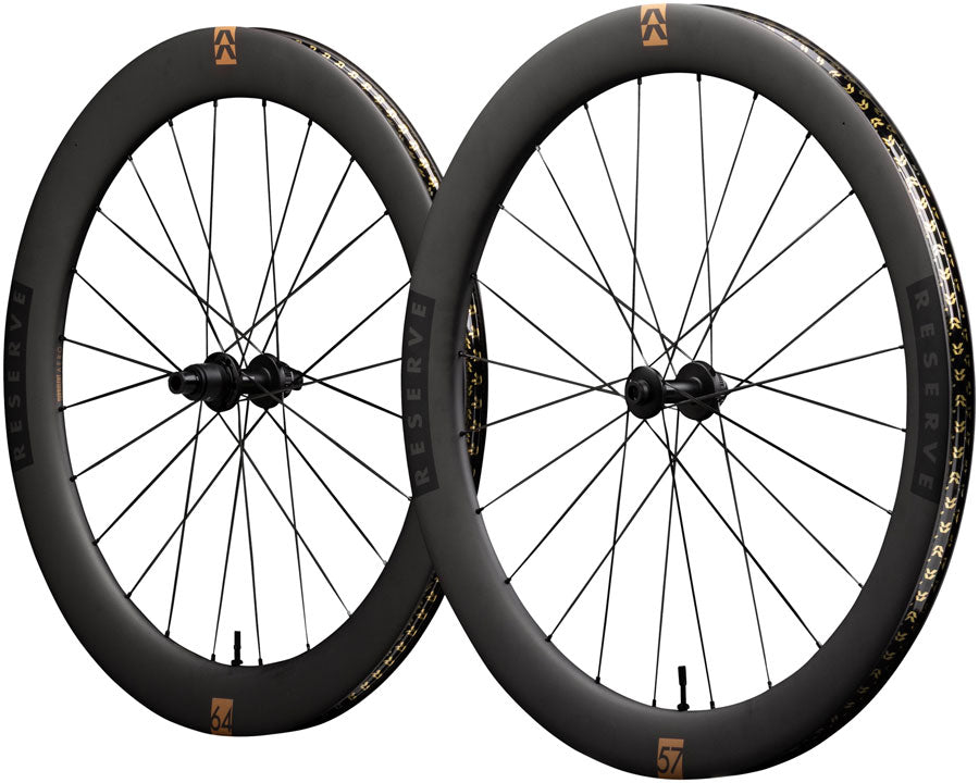 Reserve Wheels Reserve 57/64 Turbulent Aero Wheelset - 700 12 x 100/12 x 142 Center-Lock XDR Carbon DT240