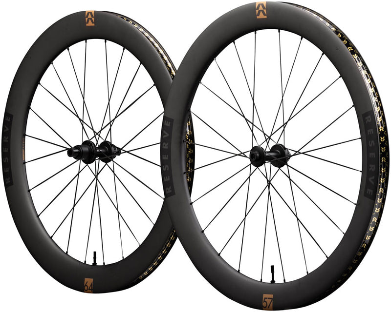 Reserve Wheels Reserve 57/64 Turbulent Aero Wheelset - 700 12 x 100/12 x 142 Center-Lock XDR Carbon DT350