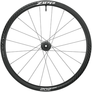 Zipp 202 NSW Rear Wheel - 700, 12 x 142mm, Center-Lock, Tubeless, Carbon, Black/Dark Gray, 20H, A1