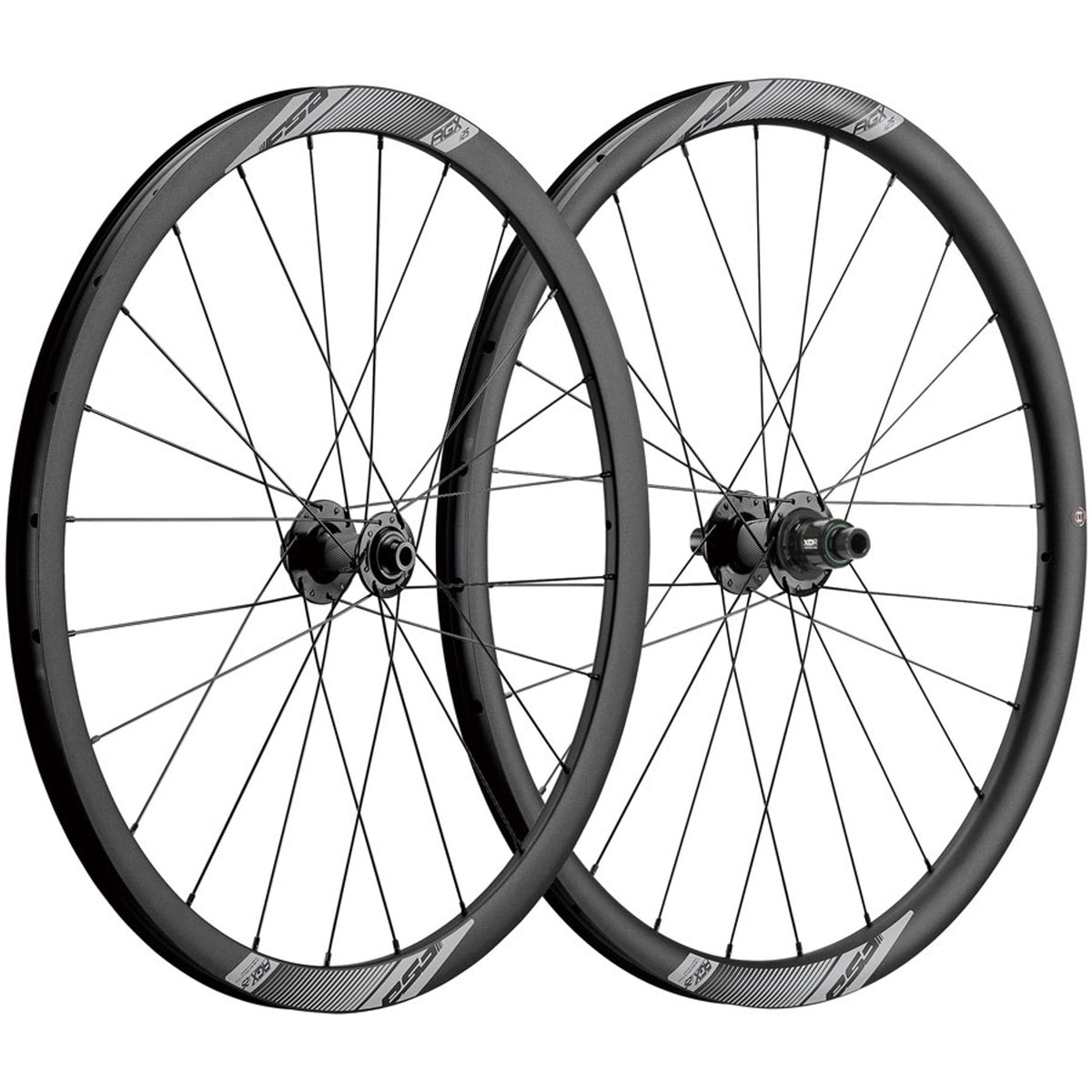 Non Series Agx i25 Wheelset - 700 - 12 x 100mm/12 x 142mm - Center-Lock - Black - 12mm Thru x 142mm - Center-Lock Disc - 25mm internal - Tubeless Ready Clincher