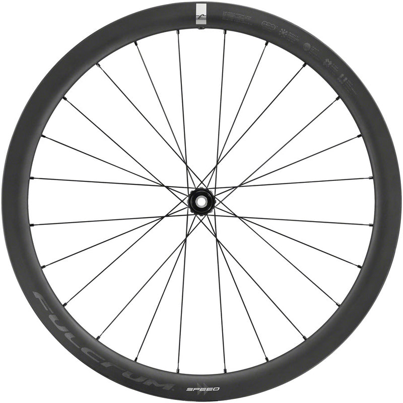 Fulcrum Speed 42 Front Wheel - 700 12 x 100mm CenterLock Black