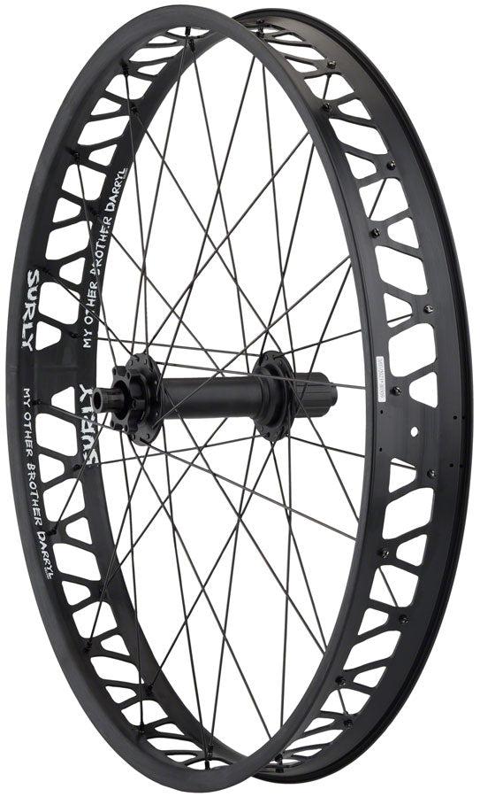 Quality Wheels Bear Pawls / Other Brother Darryl Rear Wheel - 26" Fat 12 x 197mm 6-Bolt HG 11 MTN BLK