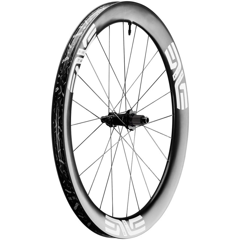 G Ses 4.5 Rear Wheel - 700 - Center-Lock - Innerdrive 60pt - 12 x 142 - Black/White - 12mm Thru x 142mm - Center-Lock Disc - 30mm internal - Tubeless Ready