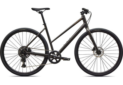 2027 Specialized Sirrus X 2.0 St Bike Gloss Metallic Obsidian / Burnt Gold Metallic Frost Reflective Xs
