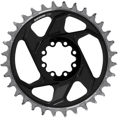SRAM XX Downhill T-Type Direct Mount Chainring - 34t 7-Speed 8-Bolt Direct Mount 6mm Offset Aluminum D1