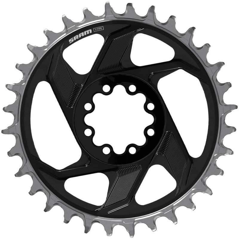 SRAM XX Downhill T-Type Direct Mount Chainring - 34t 7-Speed 8-Bolt Direct Mount 6mm Offset Aluminum D1