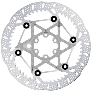 Galfer Shark Evo 180mm Rotor 6-Bolt 2.0mm Raw Silver
