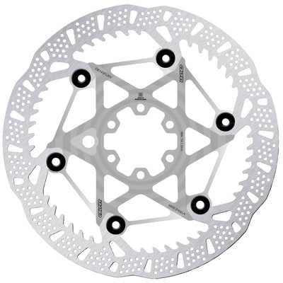Galfer Shark Evo 180mm Rotor 6-Bolt 2.0mm Raw Silver